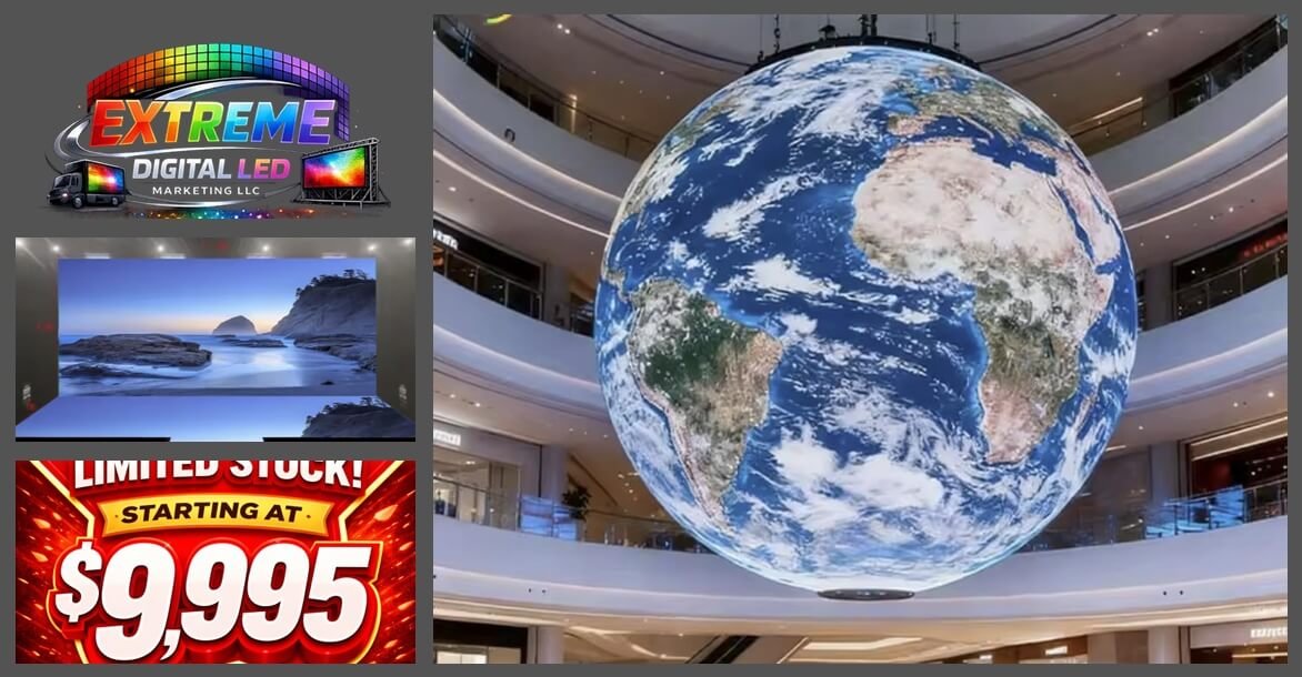 Giant Suspended Globe